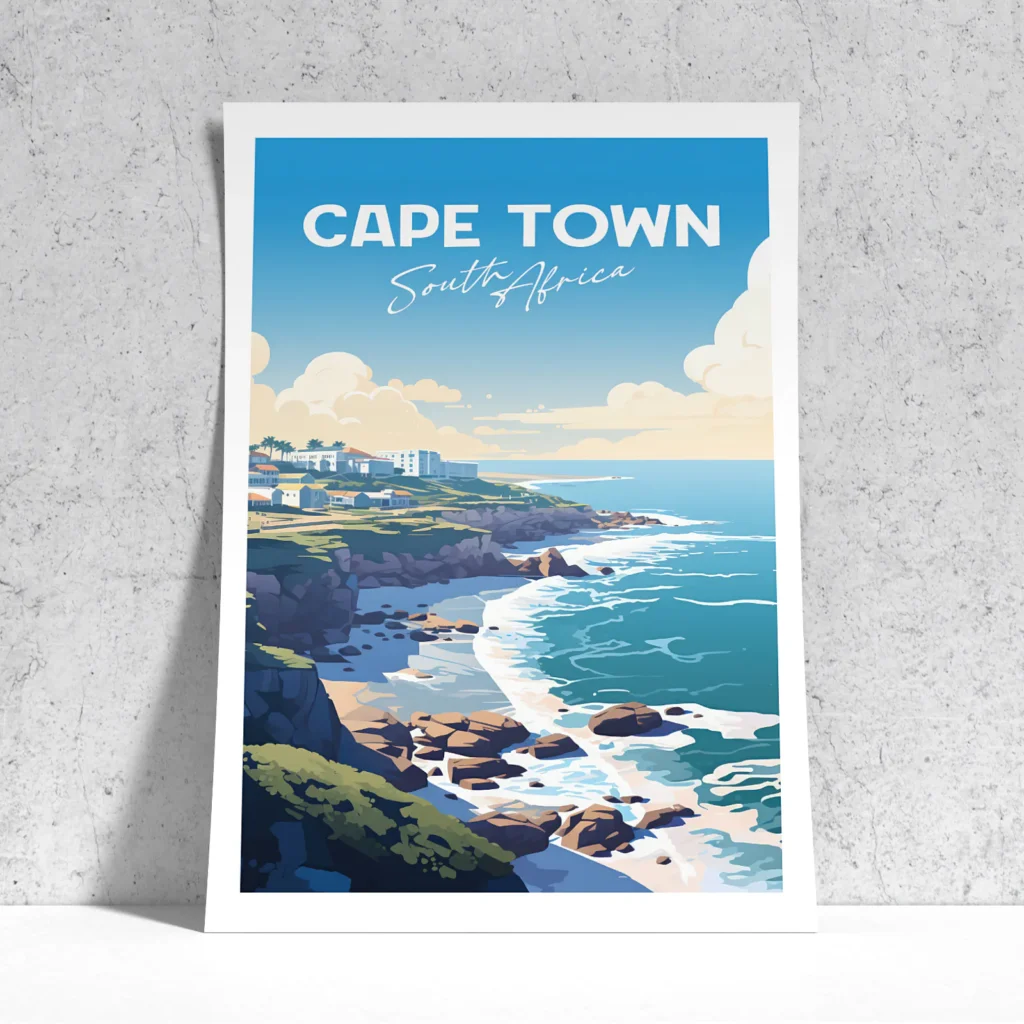 South Africa Travel Poster