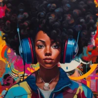 Headset Afro Groove